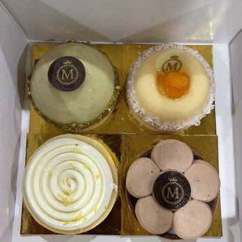 Marvel Cake - Pistachio Mousse Tart, Passion Fruit Mousse Tart, Lemon Tart & Chocolate Mousse Tart - Bakeries Near Me - Campbell, California Marvel Cake - Pistachio Mousse Tart, Passion Fruit Mousse Tart, Lemon Tart & Chocolate Mousse Tart - Bakeries Near Me - Campbell, California