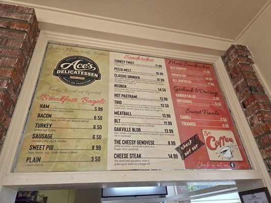 Menu photo 2 Ace's Delicatessen Oakville, WA