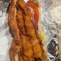 Catfish poboy Catfish poboy