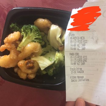 Panda Express - Incorrect order - Chinese Near Me - Bakersfield, California