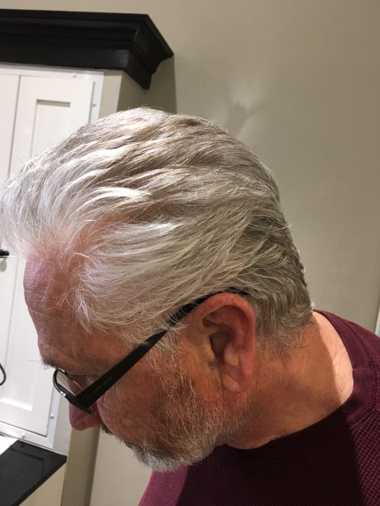 This Client Had 85 White Hair Lowlights Were Done Yelp