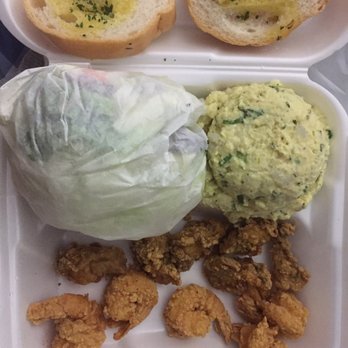 Smitty's Seafood - This is how my half shrimp half oyster platter from Smitty's  on w Esplanade looked for $17 - Seafood Near Me - Kenner, Louisiana