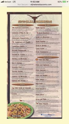 Menu photo 1 El Jinete Taylor Mill, KY