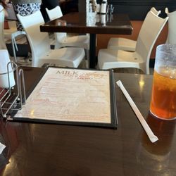 Milk and Honey Restaurant at Cascade - Menu and tea