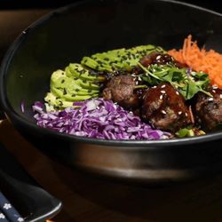 Cee Cee's 605 Scratch Kitchen & Bar - Peruvian Meatball Bowl