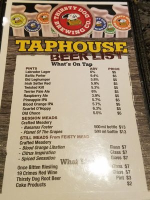 Menu photo 4 Thirsty Dog TapHouse Akron, OH Menu photo 4 Thirsty Dog TapHouse Akron, OH