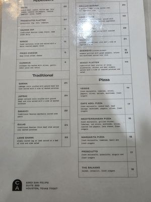 Menu photo 4 Cafe Adel Houston, TX