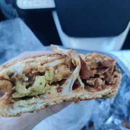 Chipotle Panini, bacon added