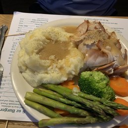 Hot Turkey Dinner