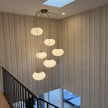 K&D Wallcovering - Interior Stairwell - Wallpapering Near Me