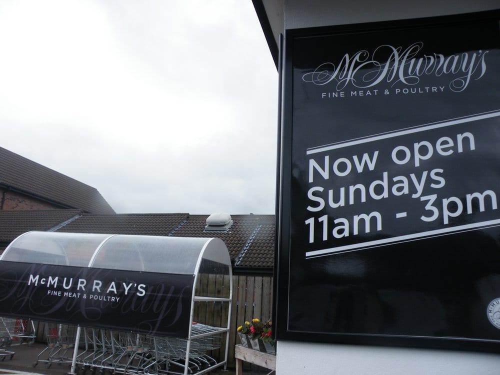 MCMURRAY’S BUTCHERS Updated June 2024 954 Antrim Rd, Templepatrick