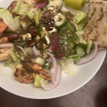 Social at the Stone House - Greek Salad with shrimp - Lounges Near Me - Massillon, Ohio Social at the Stone House - Greek Salad with shrimp - Lounges Near Me - Massillon, Ohio
