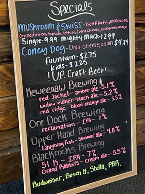 Menu photo 4 Eh! Burger Munising, MI