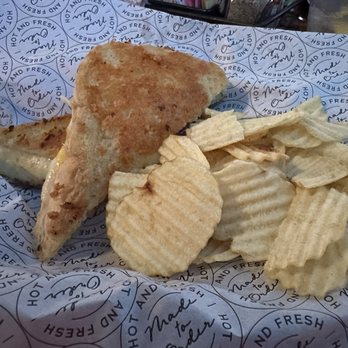 Fireside Inn - Ultimate Grilled Cheese Sandwich& chips - Sports Bars Near Me - Pittsburgh, Pennsylvania