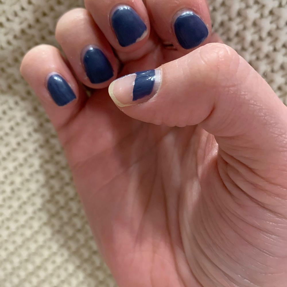 Tango Nails - You can see on the side of my thumb how the guy did not get the sides - Nail Salons Near Me - Huntsville, Texas Tango Nails - You can see on the side of my thumb how the guy did not get the sides - Nail Salons Near Me - Huntsville, Texas