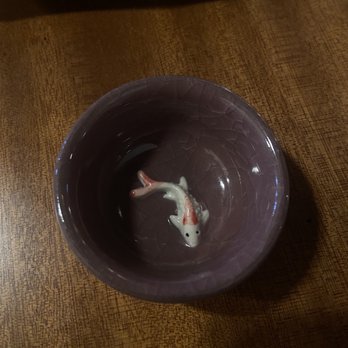 DAI Sushi - Shot glass has a little koi inside lol - Japanese Near Me - Westminster, California DAI Sushi - Shot glass has a little koi inside lol - Japanese Near Me - Westminster, California