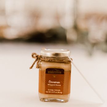 Honeyville - a jar of honey on a table - Specialty Food Near Me - Durango, Colorado Honeyville - a jar of honey on a table - Specialty Food Near Me - Durango, Colorado