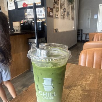 Chill Coffee - I saw this place on TikTok and I came to check out their matcha very refreshing bright green! I'll definitely come back - Coffee & Tea Near Me - Westminster, California Chill Coffee - I saw this place on TikTok and I came to check out their matcha very refreshing bright green! I'll definitely come back - Coffee & Tea Near Me - Westminster, California