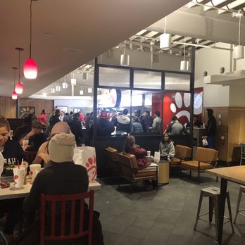 Chick-fil-A - Packed inside - Fast Food Near Me - Burbank, California