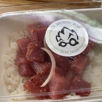 Beer Lab HI - OG (original poke) with sushi rice - Brewpubs Near Me - Honolulu, Hawaii