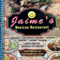 Menu cover.