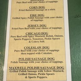 Styles of Hot Dogs served.... Styles of Hot Dogs served....