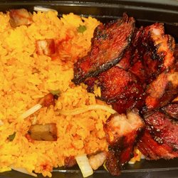 Jimmy's Best Chinese Restaurant - Half eaten Boneless BBQ Spare Ribs combination platter