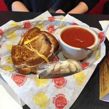 Tom & Chee - The classic with tomato soup - Sandwiches Near Me - West Chester, Ohio Tom & Chee - The classic with tomato soup - Sandwiches Near Me - West Chester, Ohio