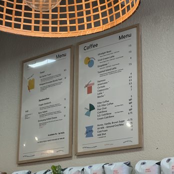 Be Bright Coffee - Oct 2025 Menu - Coffee & Tea Near Me - Los Angeles, California
