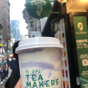 Tea Makers - Taro Oatmeal Milk Tea - Coffee & Tea Near Me - New York, New York