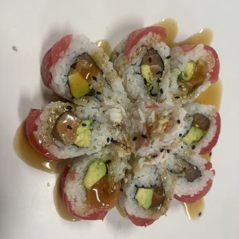 HAHA Sushi - Cherry blossom roll - Sushi Bars Near Me - Fresno, California HAHA Sushi - Cherry blossom roll - Sushi Bars Near Me - Fresno, California