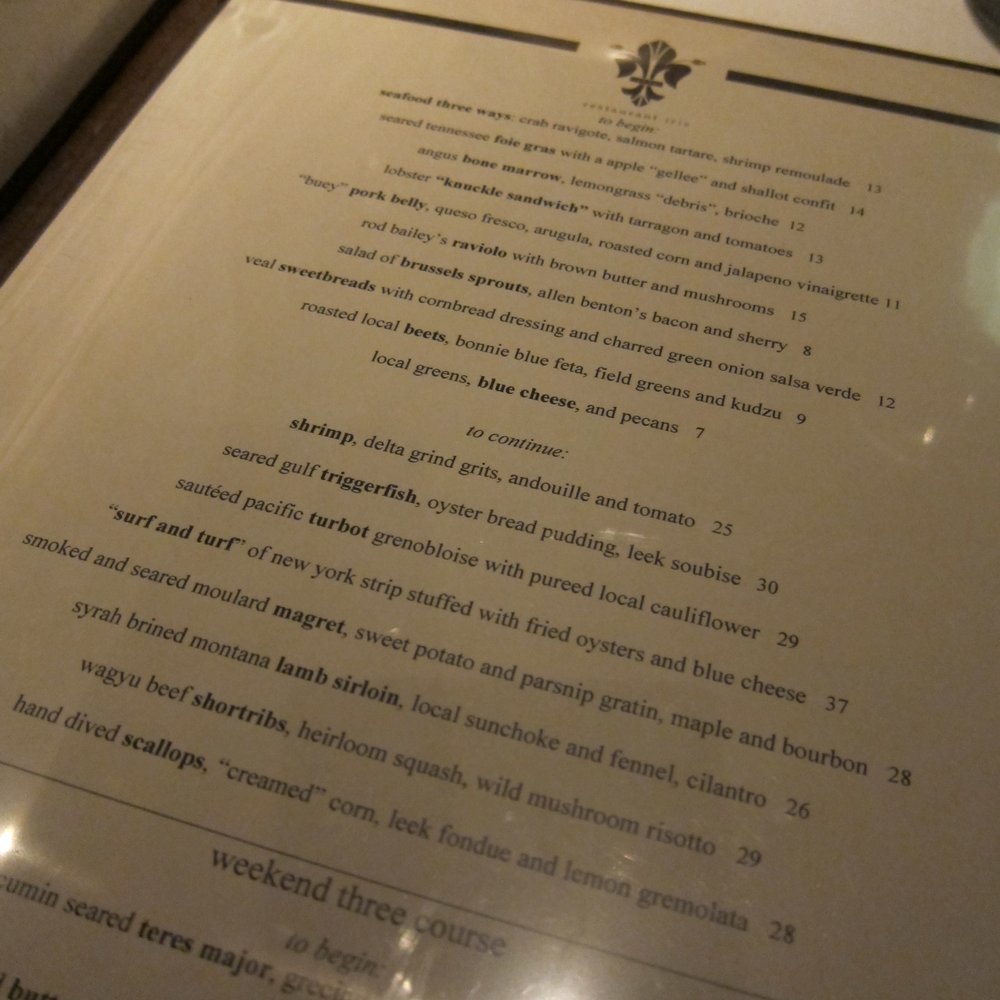 Restaurant Iris - The Winter 2012-13 Menu - Cajun/Creole Near Me - Memphis, Tennessee Restaurant Iris - The Winter 2012-13 Menu - Cajun/Creole Near Me - Memphis, Tennessee