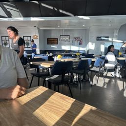 a man sitting at a table