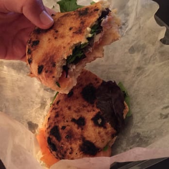 Fired Up Pizzeria - Salmon Goat Cheese Sandwich - delicious. - Pizza Near Me - Durango, Colorado Fired Up Pizzeria - Salmon Goat Cheese Sandwich - delicious. - Pizza Near Me - Durango, Colorado