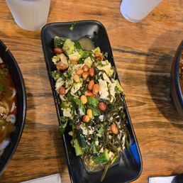 Three-mixed vegetable cold appetizer