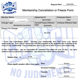 Crunch Fitness - Amityville - evidence
