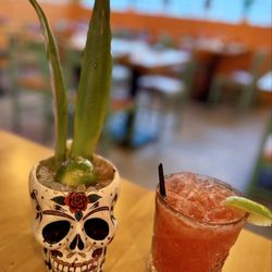 Bitol Mexican Kitchen & Handcrafted Cantina - Colomitos Coconut Cocktail and Strawberry Margarita!