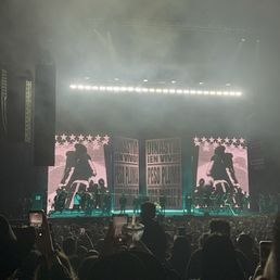 Peso Pluma & Tito Double P Dinastía tour stage.