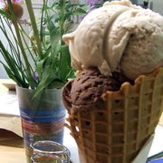 Photo of Denise's Homemade Ice Cream - Columbus, OH, United States. Banana & Chocolate