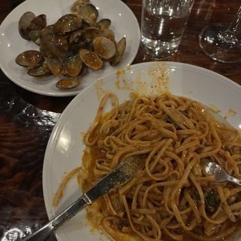 Via 13 - Clam linguine! Halfway through - Italian Near Me - New York, New York