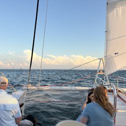 Lookout Cruises - Cool little net hammock in the back--you can sit on it