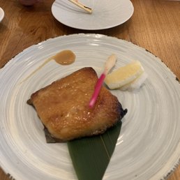 Miso marinated black cod