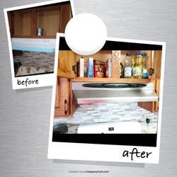 Lifetime Home Products & Services - Before and after hood vent installation