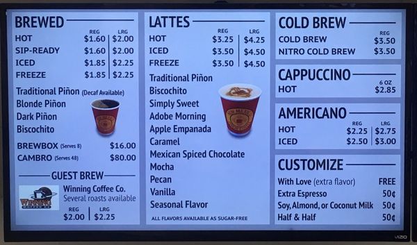 Menu photo 6 New Mexico Piñon Coffee Albuquerque, NM Menu photo 6 New Mexico Piñon Coffee Albuquerque, NM