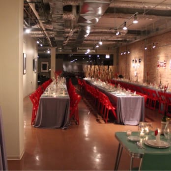 Floating World Gallery - Prior to the reception. Front room of Floating World. - Venues & Event Spaces Near Me - Chicago, Illinois