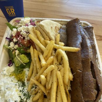 Pita GR - Brea - Beef/Lamb Gyro Plate - Greek Near Me - Brea, California Pita GR - Brea - Beef/Lamb Gyro Plate - Greek Near Me - Brea, California