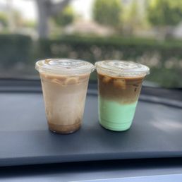 Pandan Latte