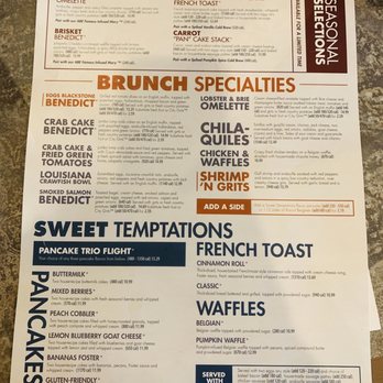 Another Broken Egg Cafe - Menu, Side A (October 2019) - Breakfast & Brunch Near Me - Pooler, Georgia