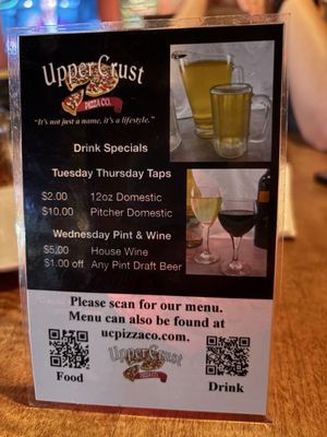 Menu photo 2 Upper Crust Pizza Jonesboro, AR
