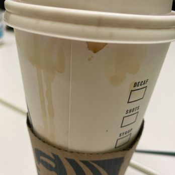 Starbucks - Spilled coffee - Coffee & Tea Near Me - Patterson, California